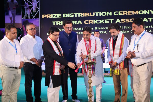 TCA event: Tripura CM emphasizes proper training of sports talents