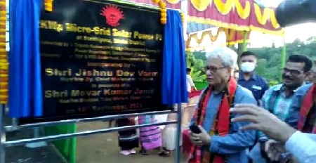 Micro-grid solar power plants in 23 remote villages of Tripura soon