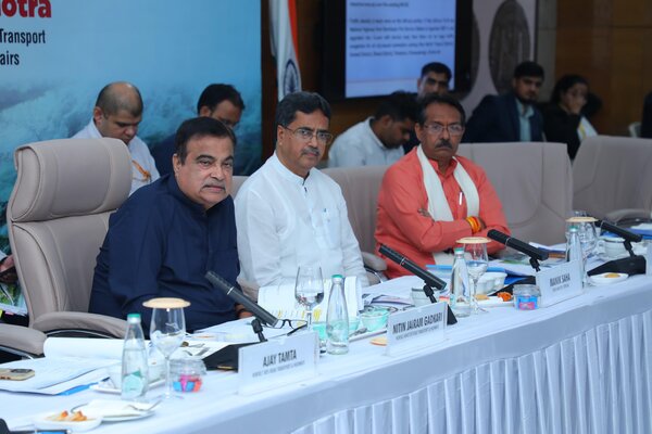 Gadkari reviews NH projects of NE states including 16 of Tripura 