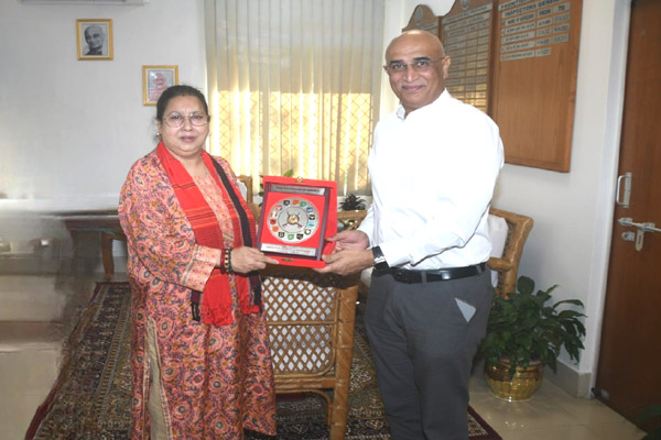 MP Kriti Singh Debbarma visits BSF HQ in Agartala