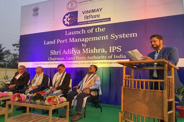 LPAI launches Land Port Management System at Agartala ICP