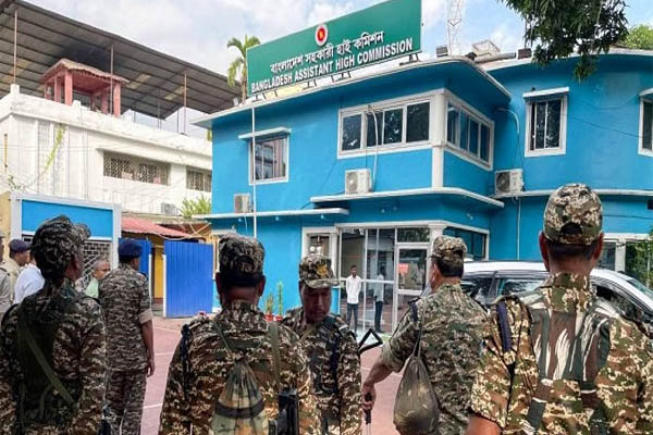 Protest, security breach at B’desh mission in Agartala, MEA says ‘deeply regrettable’, CM condemns