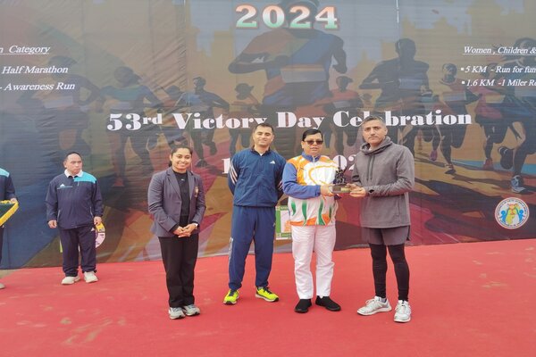 Assam Rifles organizes Half Marathon in Agartala to mark Vijay Diwas