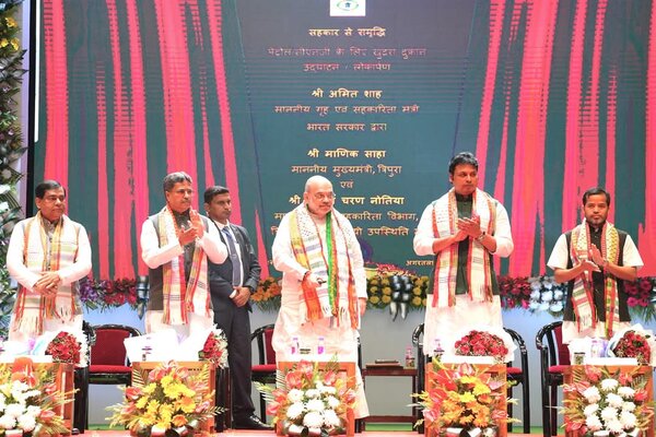HM Amit Shah launches various initiatives to strengthen Tripura