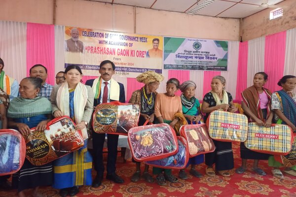TGB distributes blankets on the eve of 49th Foundation Day