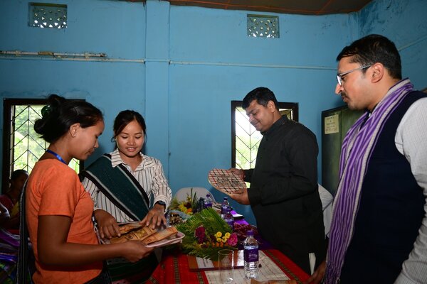 MoS Visits Aspirational Blocks in Tripura