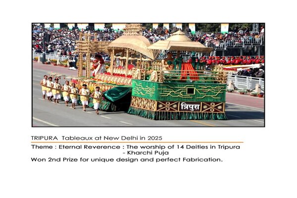 Tripura’s Tableau bags 2nd position at R-Day Parade, CM hails achievement