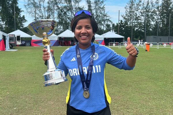 Tripura Shrabani Debnath, fielding coach behind India