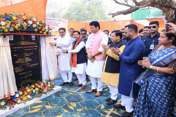 Bhumi Pujan held for proposed ALIMCO facility in Tripura, CM calls it a milestone