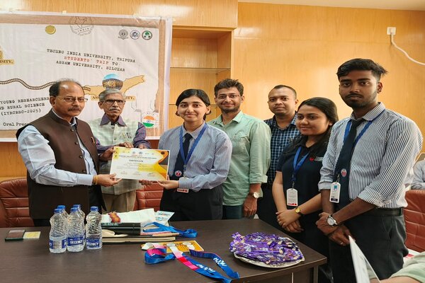 TIUT students shine in IYRCRSC-2025, secure four Medals 