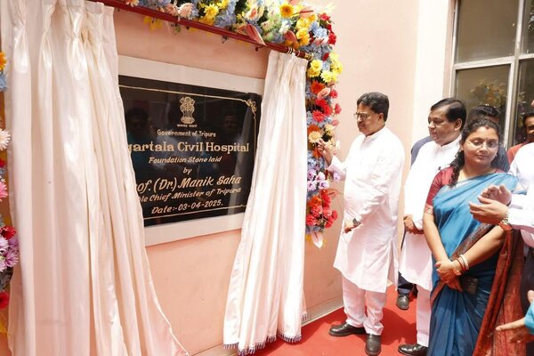 Boost to medical infrastructure: Foundation stone for new Civil Hospital laid in Agartala