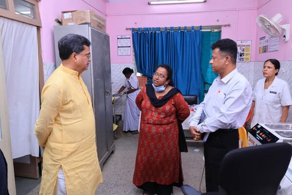 Surprise visit to hospital: Tripura CM directs doctors, health staff to ensure flawless service