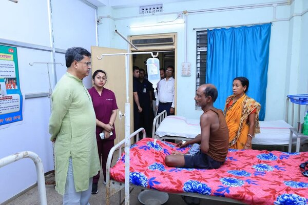 Tripura CM pays surprise visit to PHC, stresses improved health infra, services