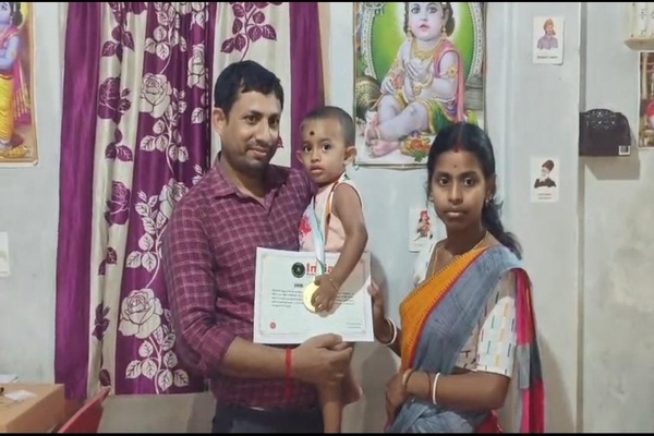 Tripura toddler enters India Book of Records