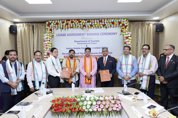 Taj Pushpabanta Palace Hotel: Tata Group’s IIHL signs lease agreement with Tripura Govt