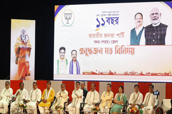 11-year tenure of Modi Govt marked by Seva, Sushasan, Garib Kalyan: Tripura CM