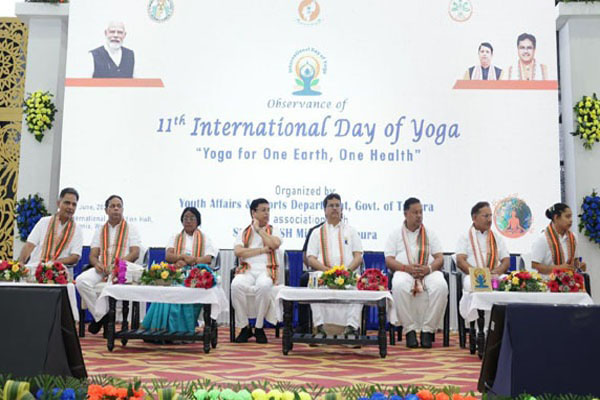 Practice Yoga for stress-free life: Tripura CM...