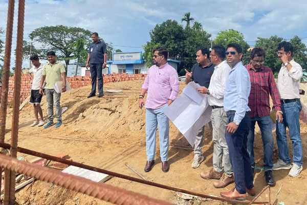 Tripura tourism minister sees progress of infra projects