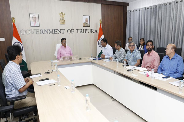 Tripura CM directs NHIDCL to expedite NH repair works in state