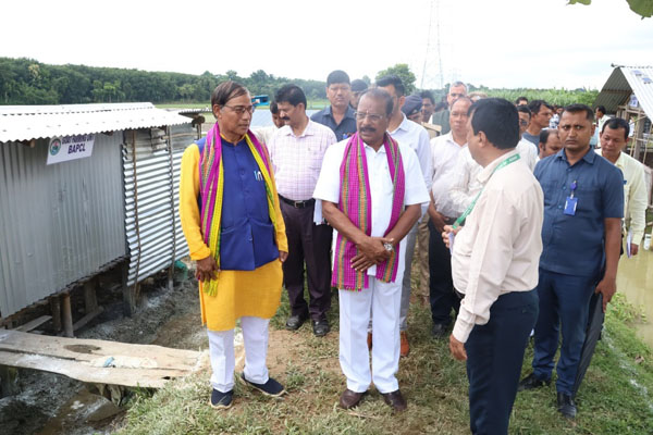 Tripura Governor inspects BAPCL’s Model Integrated Farming System
