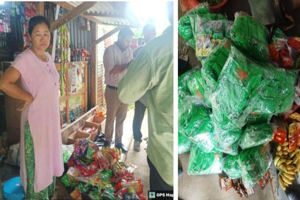 Foreign packaged food items seized from Tripura school canteens