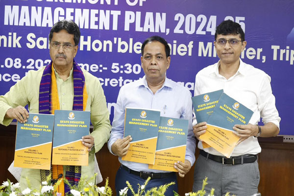 Tripura govt’s Disaster Management Plan released, focus on tech-driven efforts