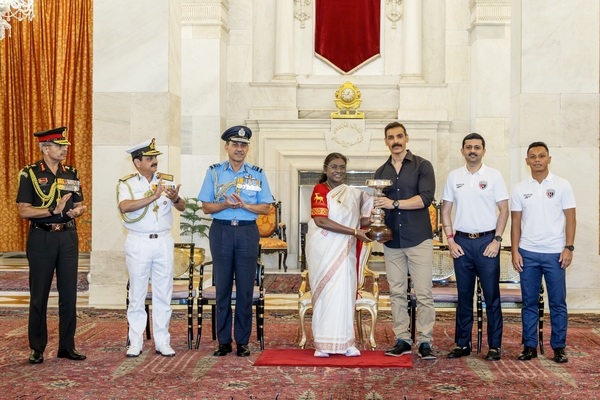 NorthEast United FC honoured with President’s Cup
