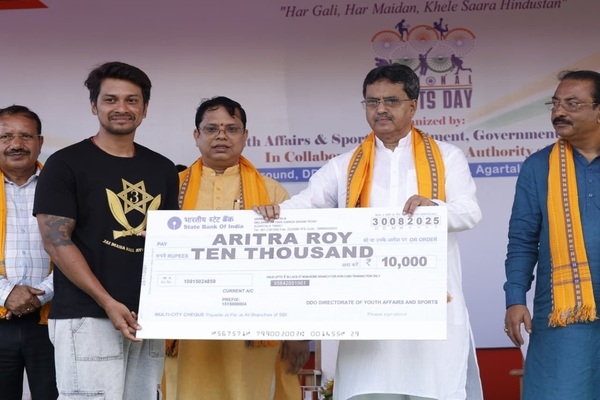 Tripura Govt developing sports infra, players must...