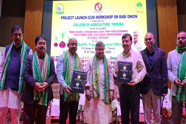 Tripura launches Rabi onion project to uplift rural economy in Tripura