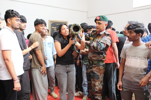 Weapon Display, Lecture held by Assam Rifles at NI...