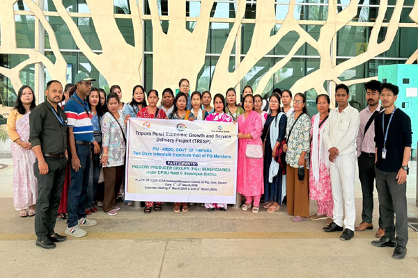 TRESP: 23 livestock farmers leave Tripura on two-d...