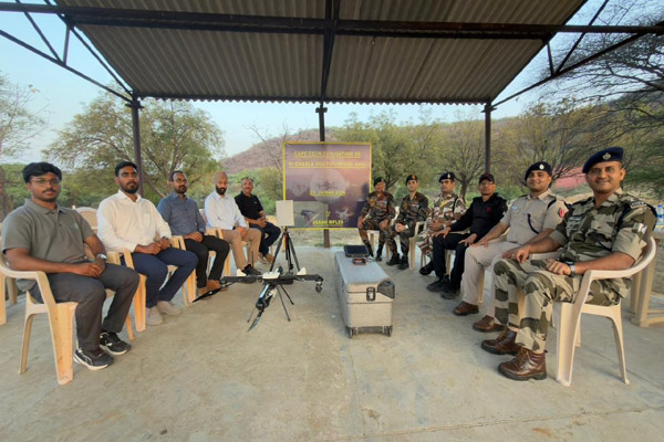 Assam Rifles conducts Drone trial for CAPF in Trip...