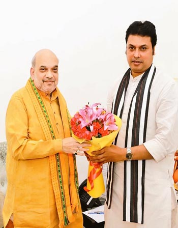 Biplab meets J.P. Nadda, Tripura BJP likely to get new president soon