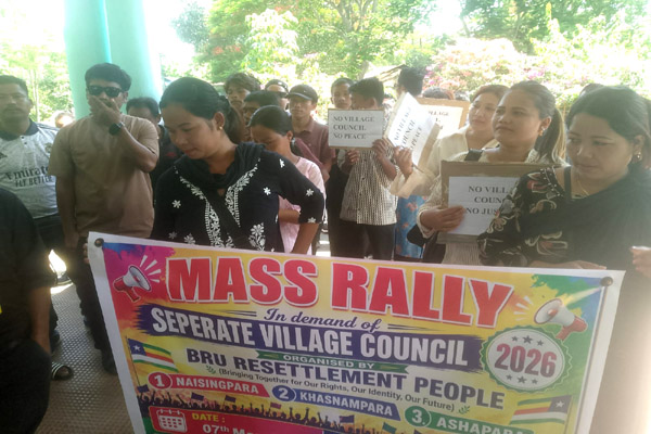 Resettled Bru people in Tripura demand separate Village Councils