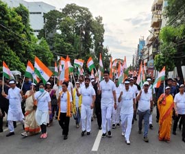 ‘Walk with Tiranga’ registers huge success in Tripura capital