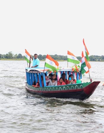 ‘Har Ghar Tiranga’ campaign begins in Tripura with enthusiasm, CM leads Tiranga rally at Narkelkunja
