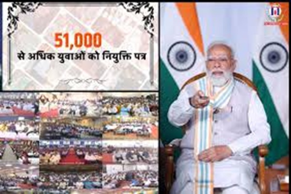 PM Modi Distributes 51,000+ Job Letters Under Rozg...