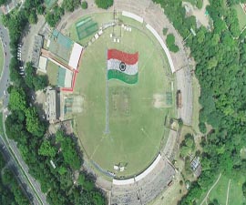 World’s largest human formation of National Flag created in India