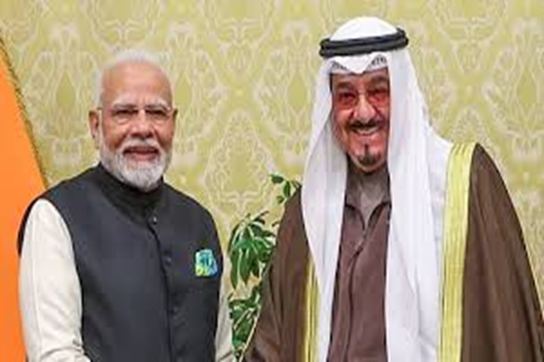 PM Modi speaks with Kuwait Amir amid West Asia ten...