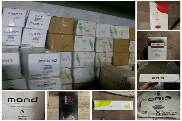 Rs 14 crore smuggled cigarettes seized; four arres...