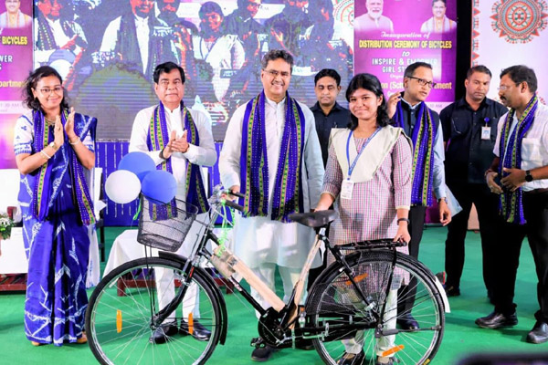 Tripura Govt encouraging girl students to continue...