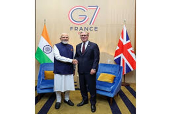 PM Modi meets UK PM on G7 Summit sidelines...
