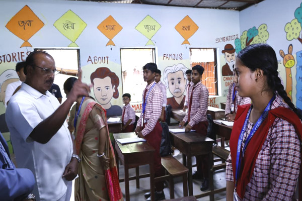 Tripura Governor conducts visits to school, child ...