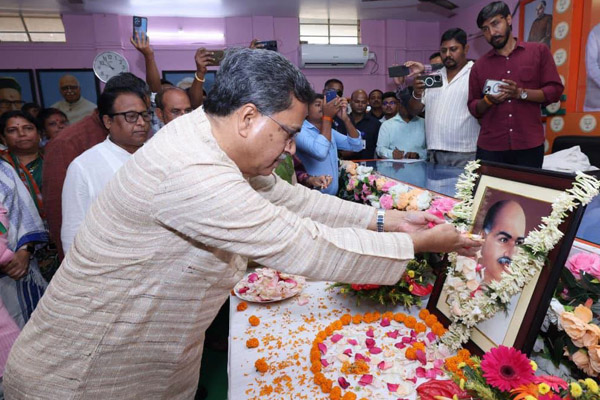 Tripura CM urges BJP Karyakartas to follow Dr. Shy...