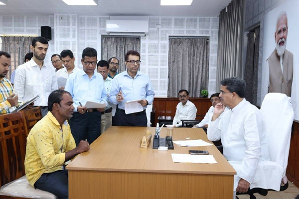 Tripura CM listens to public grievances in ‘Mukhya...