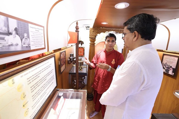 Chinmaya Amrit Yatra reaches Tripura, delegation m...