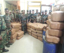 1451 kg ganja seized in Tripura’s Sonamura, CM hails police’s efforts