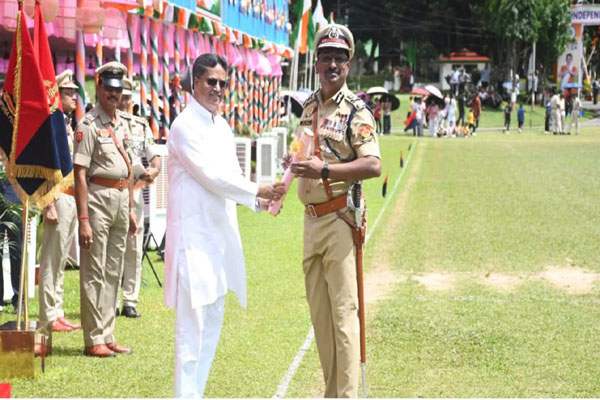 Tripura CM presents various medals, certificates o...