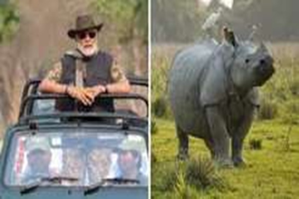 PM shares article on Greater One-Horned Rhino cons...