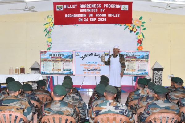 Assam Rifles in Agartala organizes Millet awarenes...